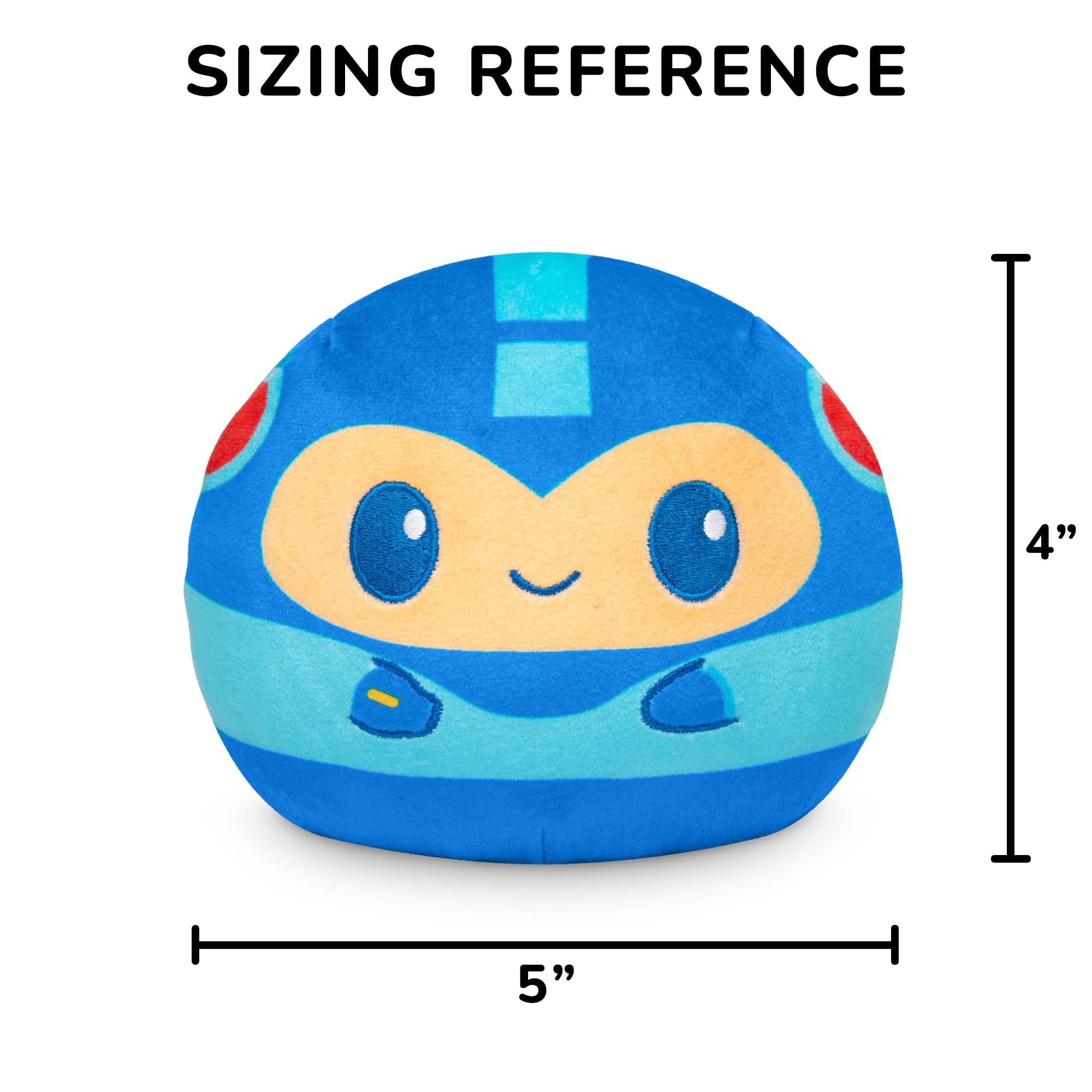 Amazon.com: TeeTurtle Reversible Capcom Mega Man + Rush Plushie 4